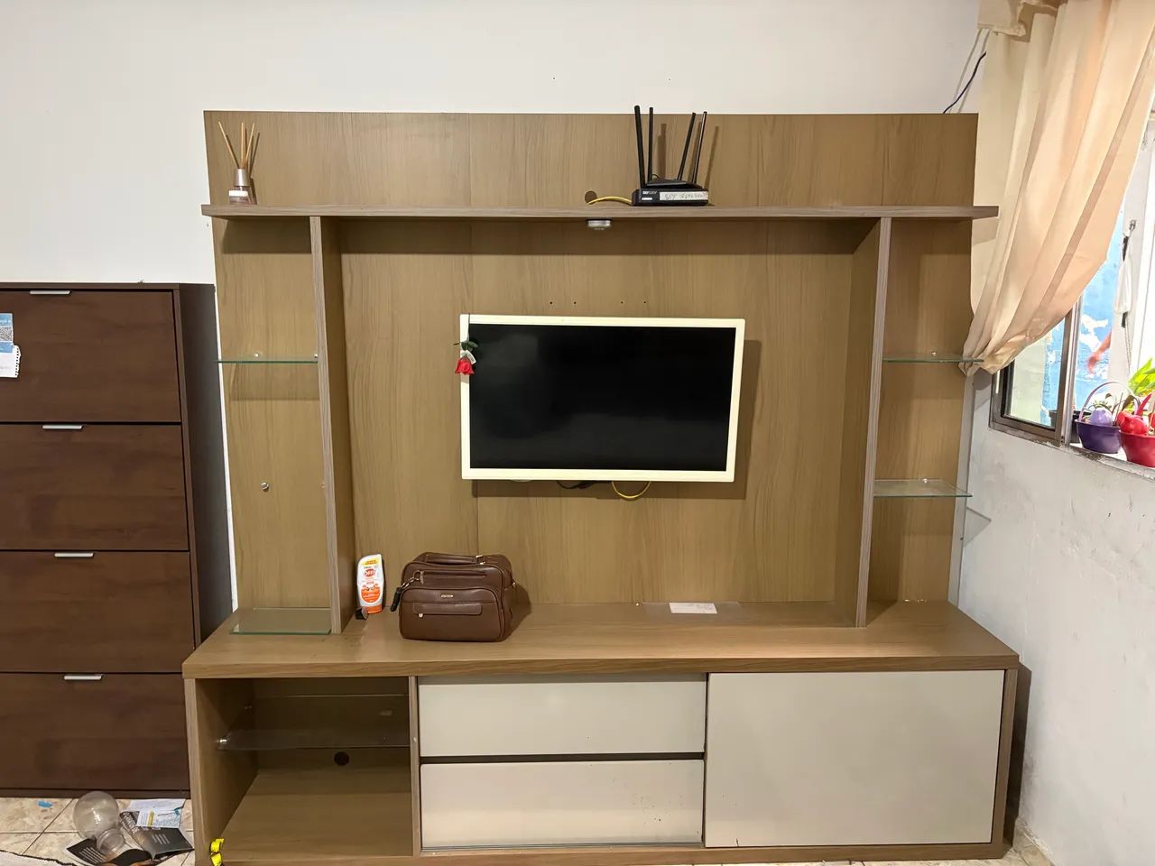 Rack para TV com Painel  - Foto 3