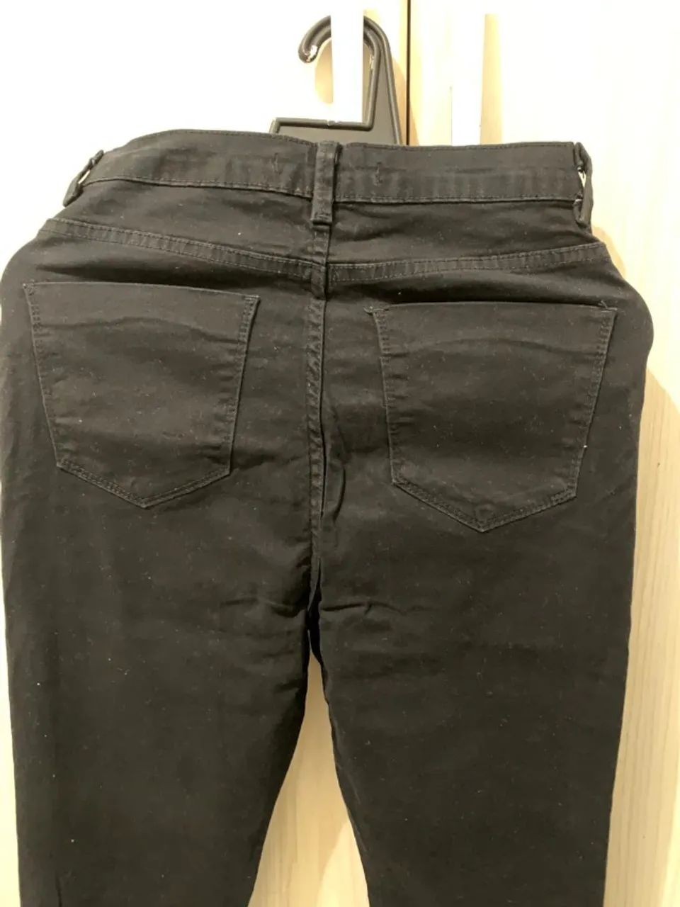 Calça Feminina Flare Preta 38 - Cintura alta - Foto 2