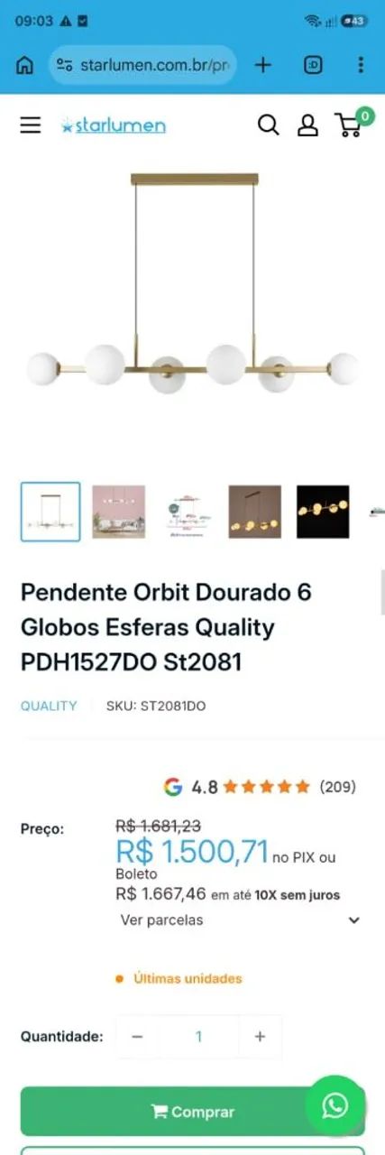 Pendente Orbit - Foto 3
