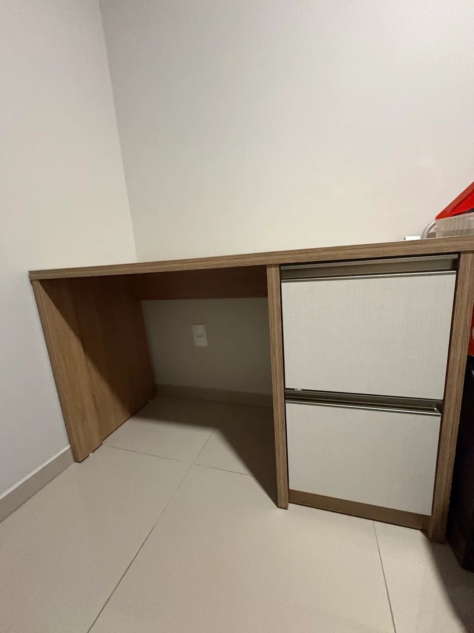 Mesa de Escritório com 2 Gavetões em MDF - Foto 2
