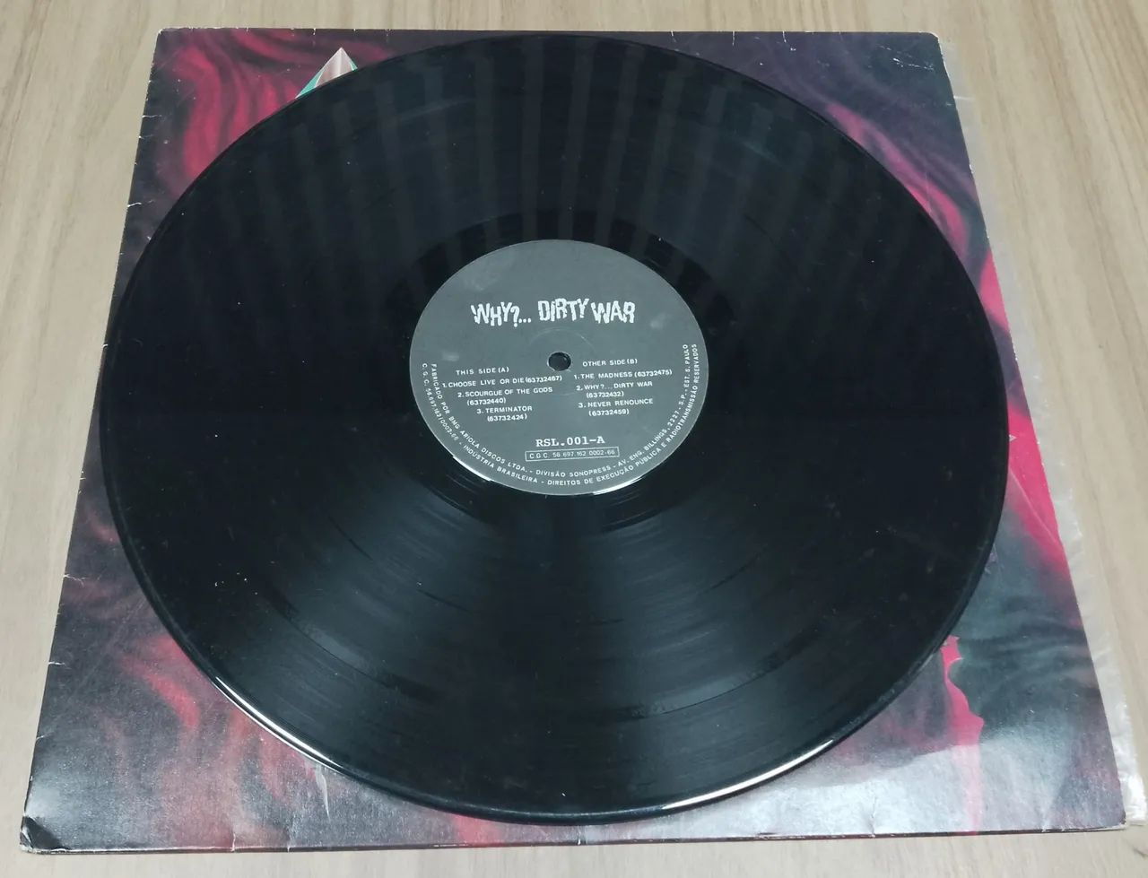 LP Acid Storm - Why?... Dirty War (1989) - Foto 2