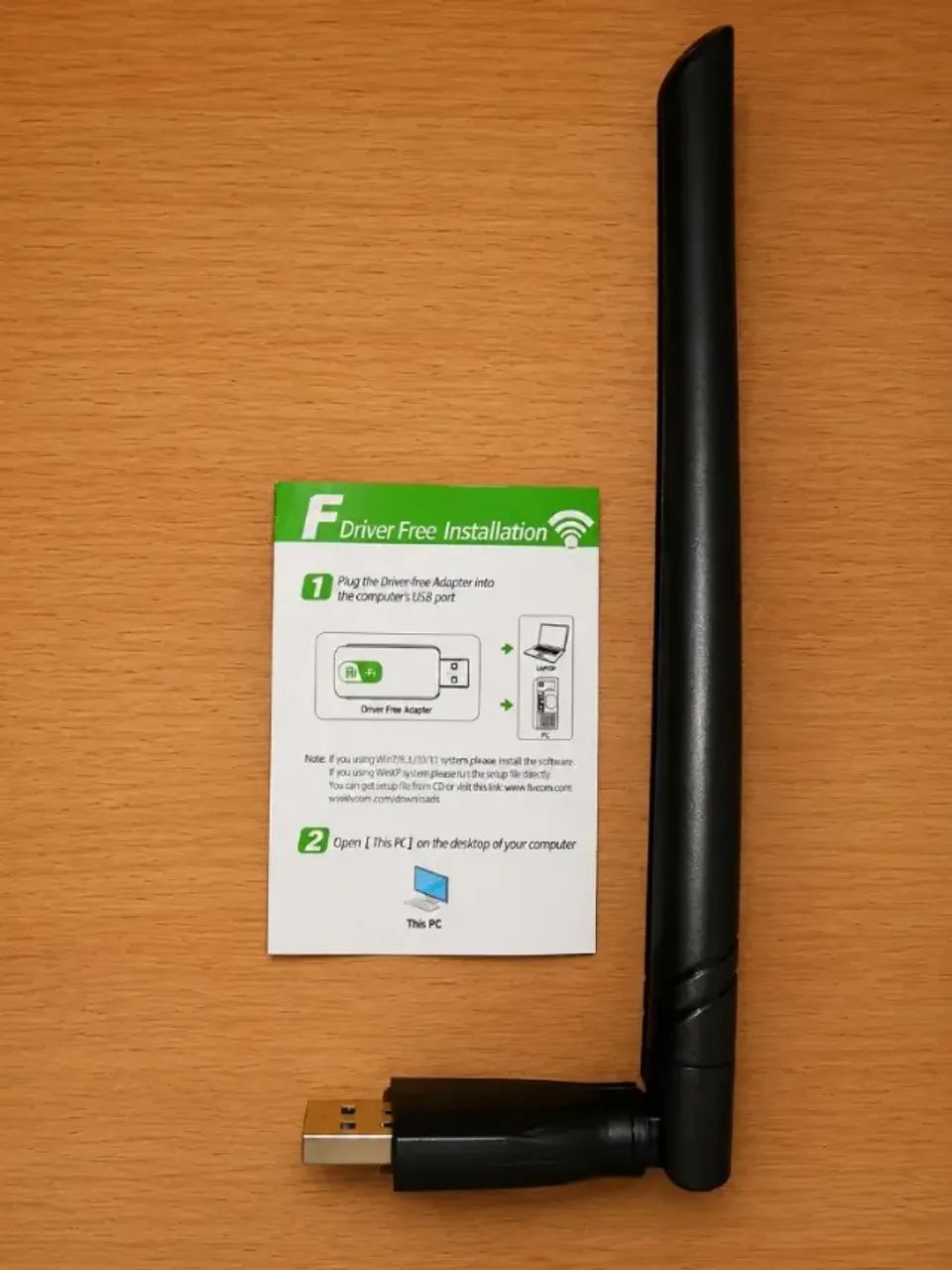 Adaptador Wi-Fi 6 USB FENVI (Para PC e Notebook) - Instalação Automática - Novo