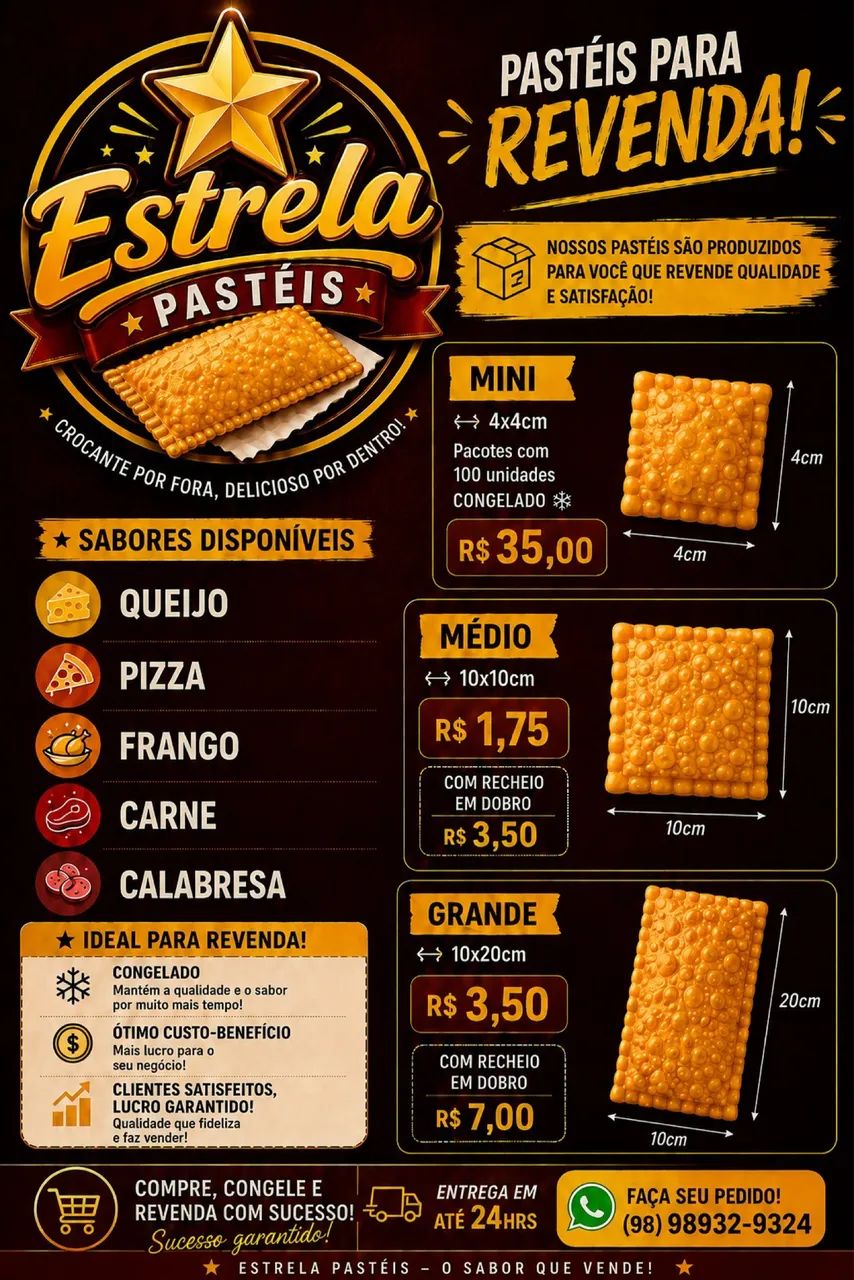 Pastéis Revenda
