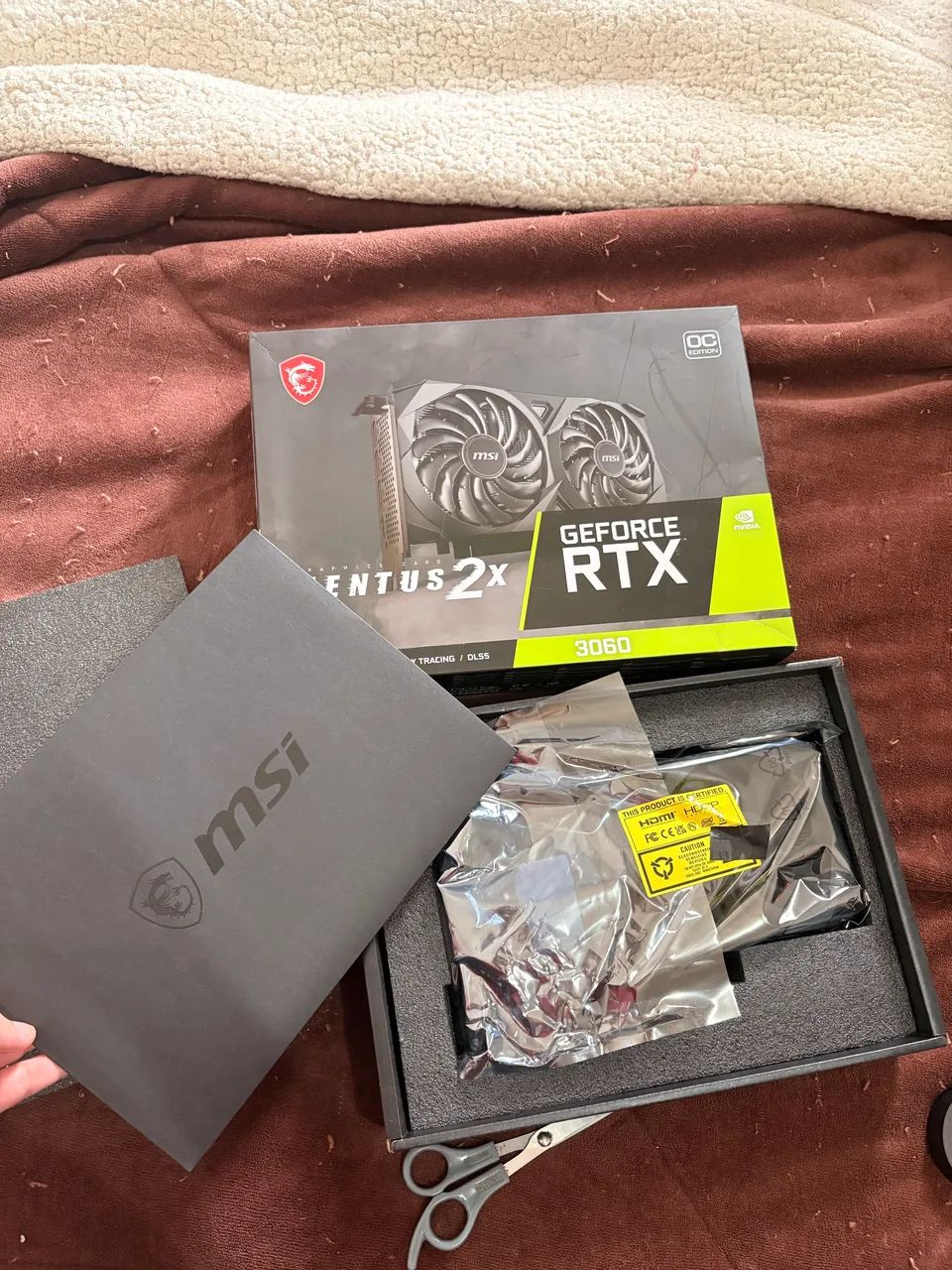 PLACA DE VÍDEO MSI GEFORCE RTX 3060 VENTUS 2X 12GB - Foto 4