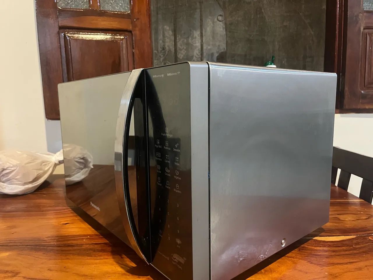 Microondas panasonic 34l cromado - Foto 3