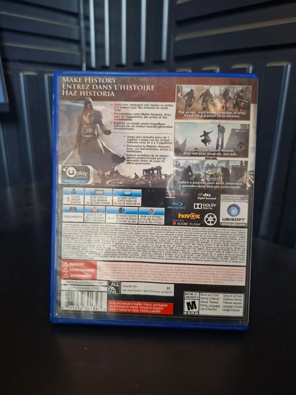 JOGO ASSASSIN'S CREED UNITY PS4 - Foto 2