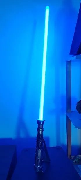 Sabre De Luz Eletrônico Black Series Fx Elite Obi-wan Kenobi - Foto 5
