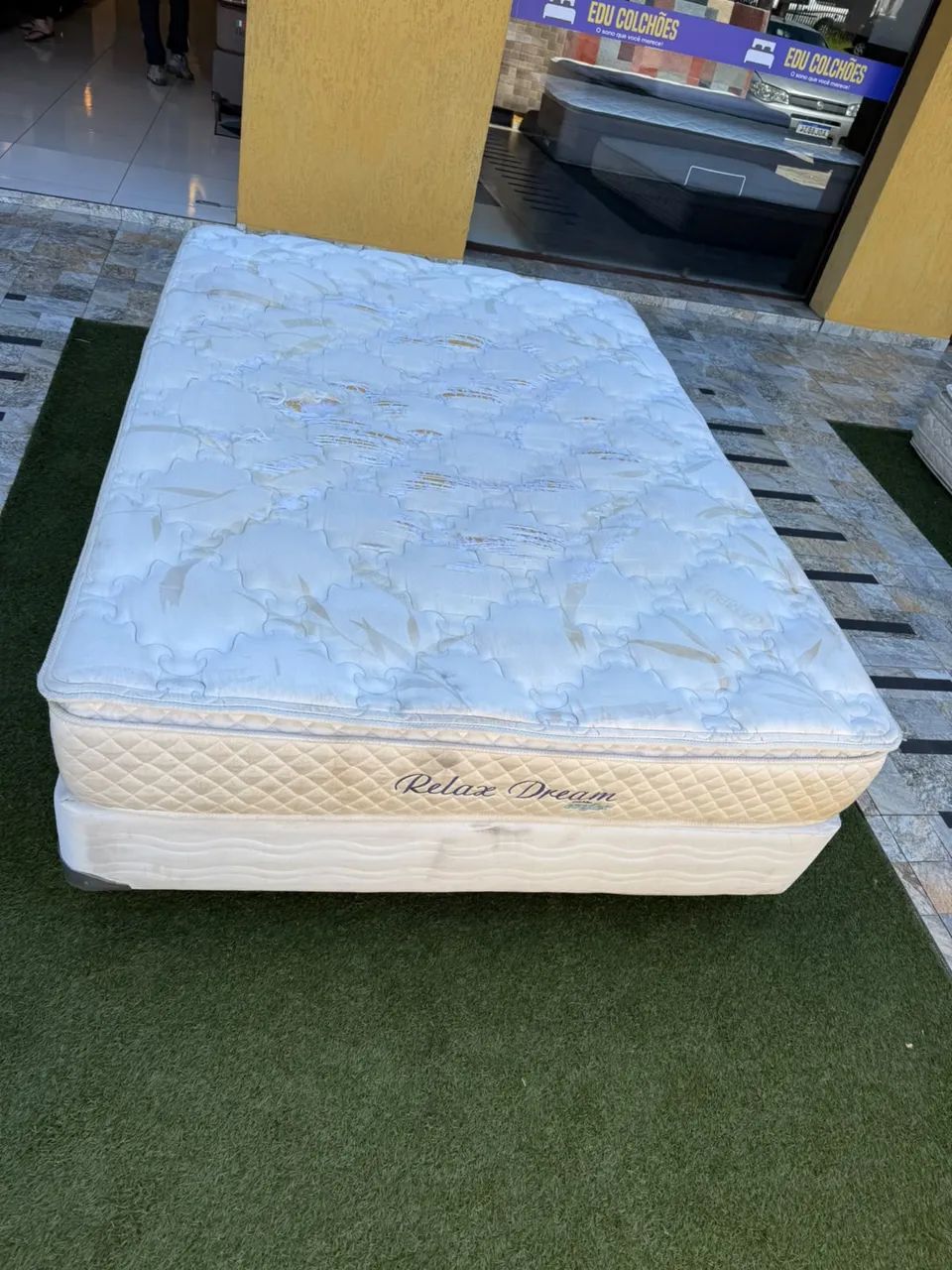 Cama Box Casal ECOFLEX USADA - ENTREGO 
