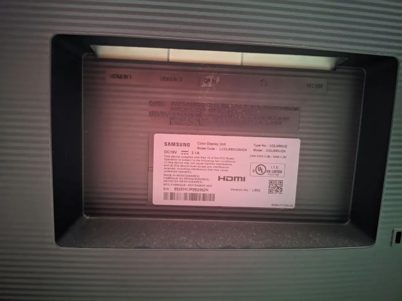 Monitor Samsung uj59, 32 polegadas, 4k - Foto 2