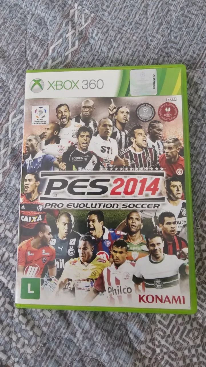 Jogo pro evolution soccer 14 xbox 360 original. 