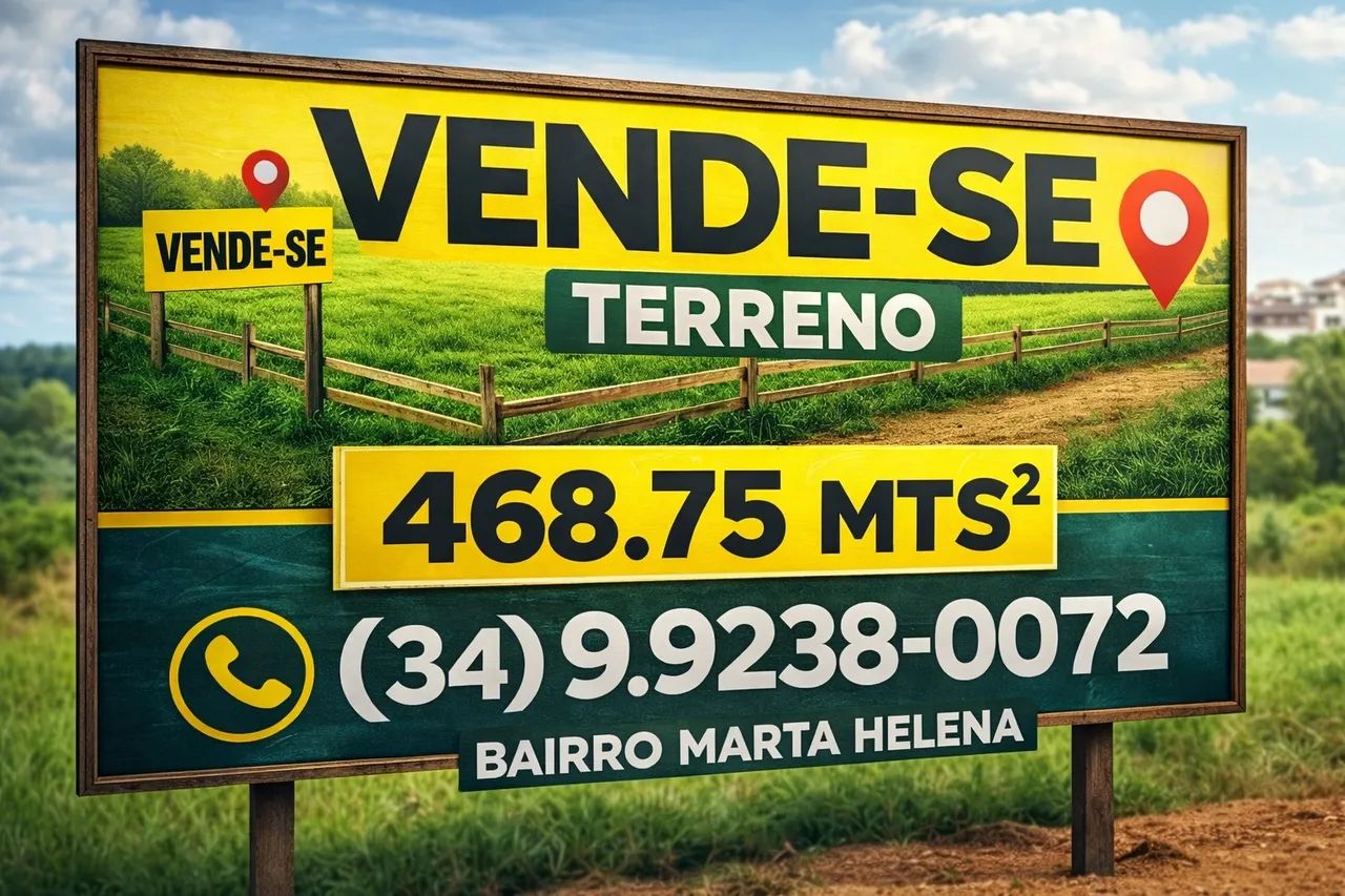 Venda do terreno