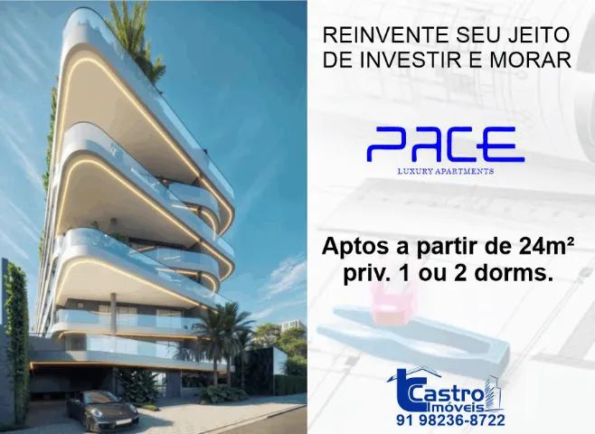 Condomínio PACE. Studios & Aptos com 1 ou 2/4 e 1 vaga. G.A009