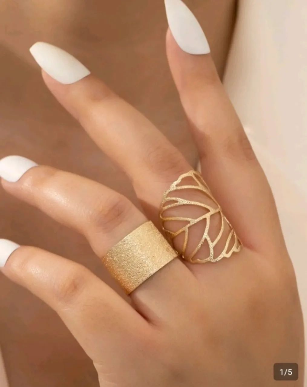 2 anéis lindos e Ajustáveis