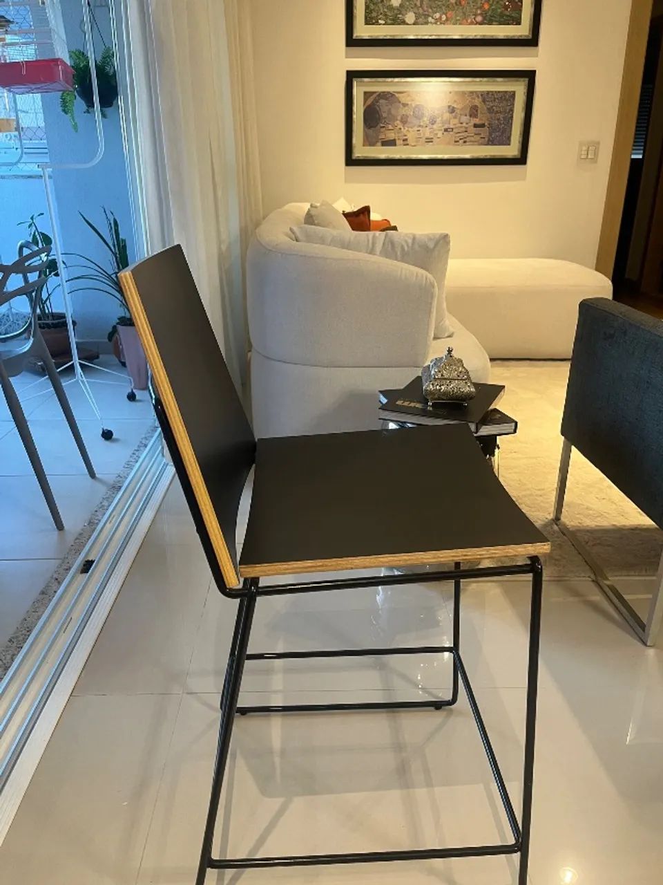 Vendo kit com duas (2) banquetas para bancada - Foto 2
