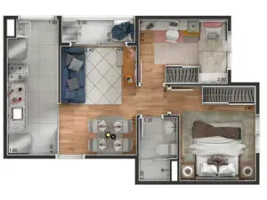 PLANTA 38m²