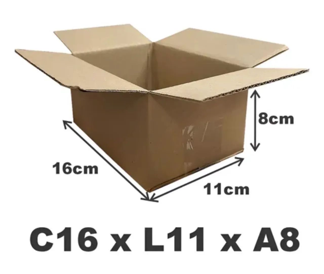 Caixa de Papelão 16X11X8 para Sedex, Ecommerce, Pac 50 unidades - Foto 2