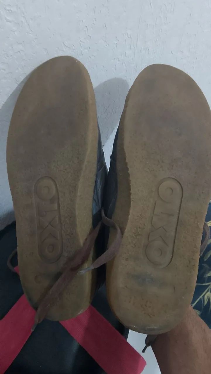 Bota de couro oxto Tam:41 - Foto 5
