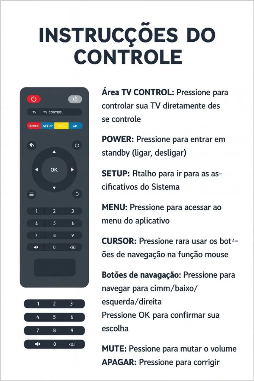 CONTROLE REMOTO PARA TV BOX - KAP-1178 - Foto 3