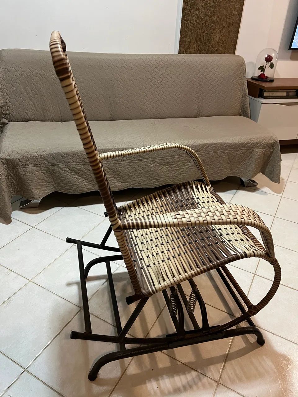 Cadeira de Balanço Trançada - Foto 5