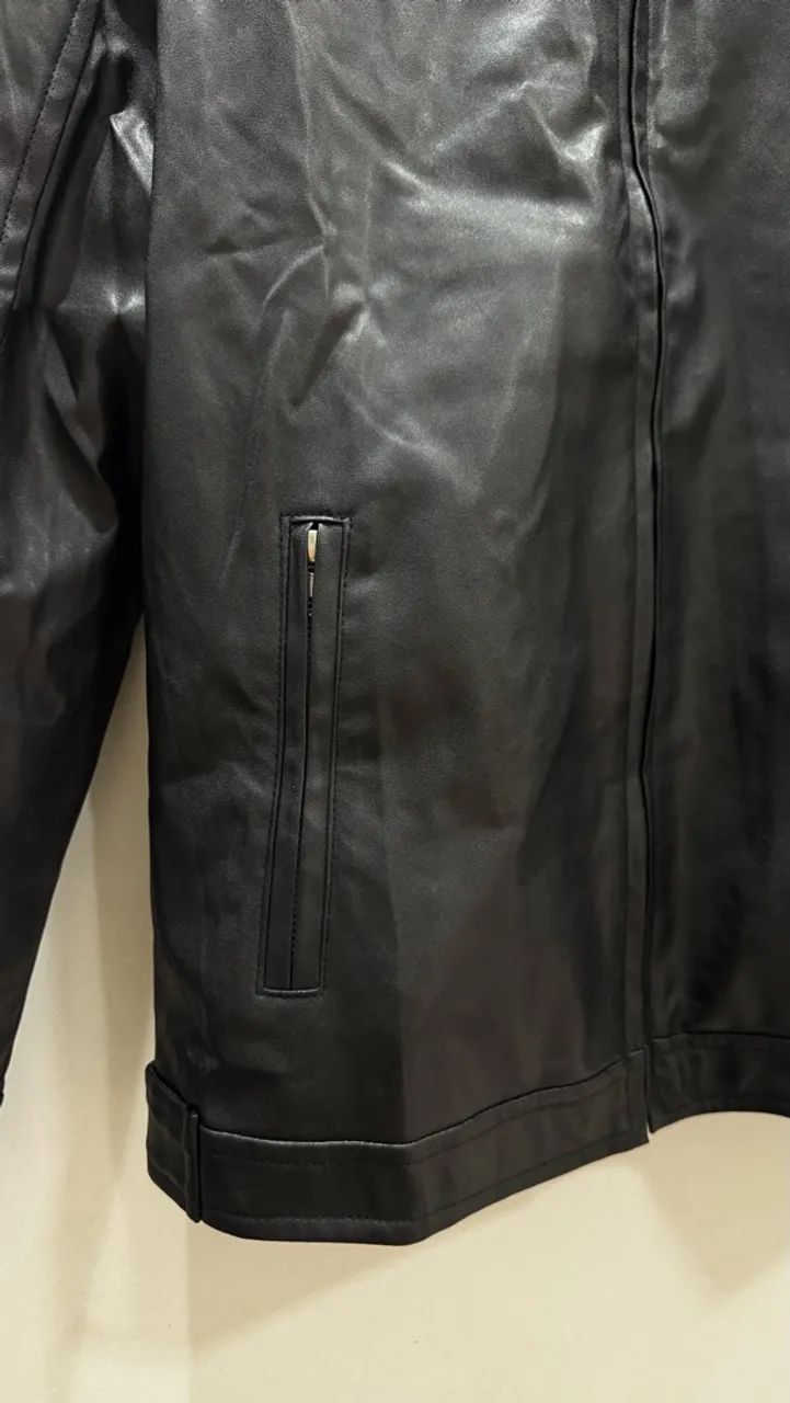 Jaqueta de couro masculina  - Foto 3