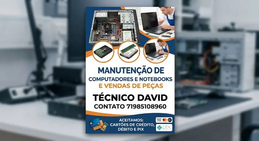MANUTENÇÃO EM COMPUTADORES E NOTEBOOKS - Foto 5