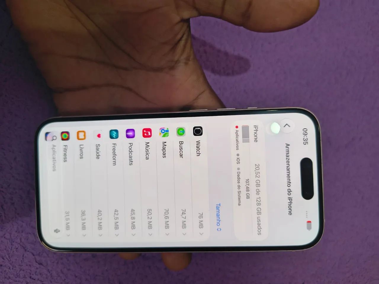 IPhone 15 128 GB perfeito com nota fiscal  - Foto 3
