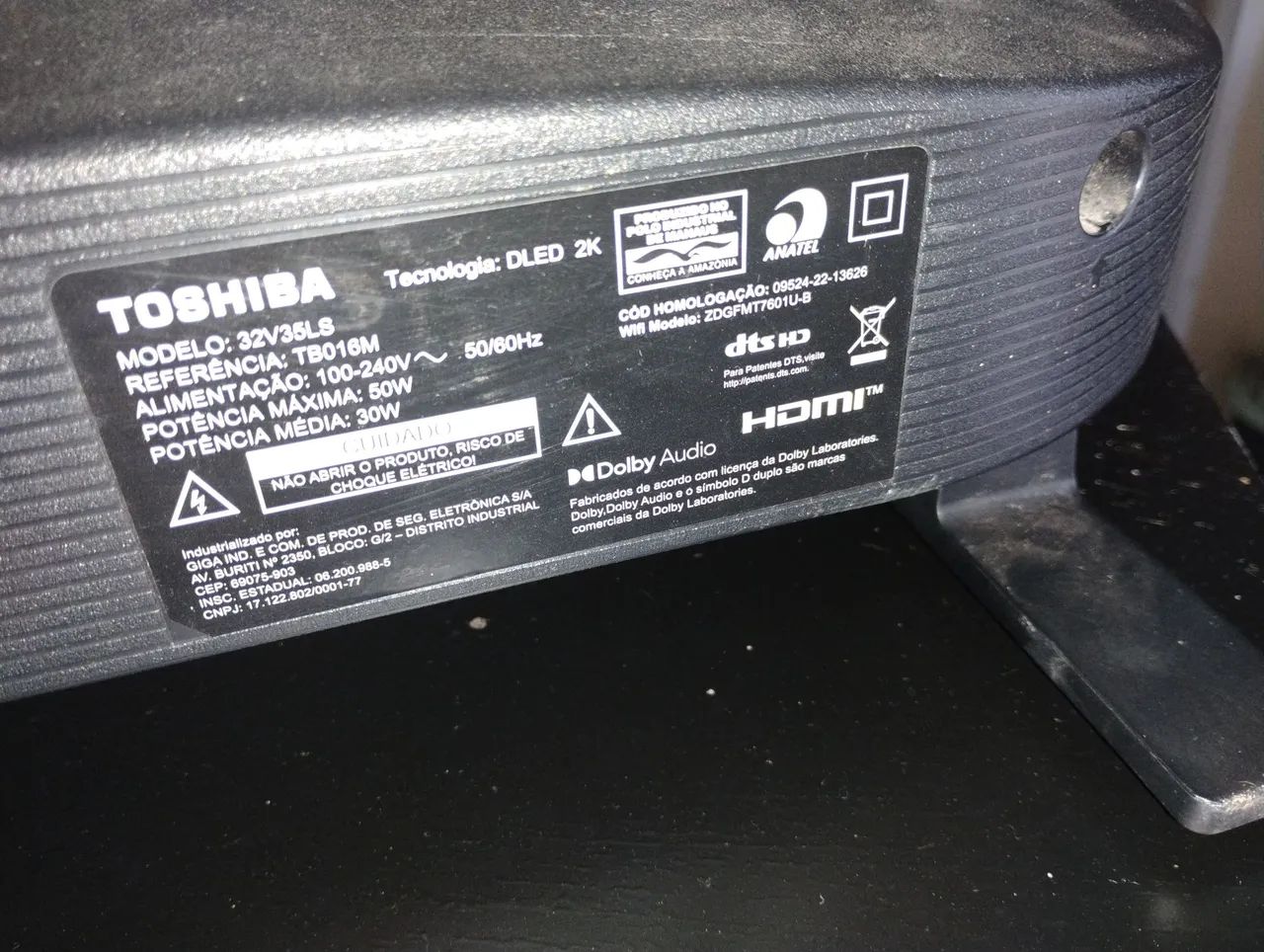 Tv 32" smart toshiba com defeito na placa - Foto 3