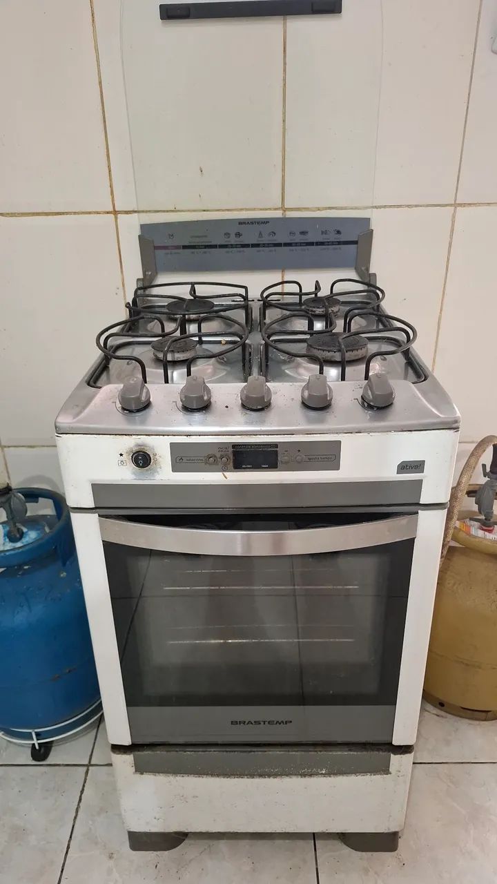 Fogão brastemp 4 bocas funcionando perfeitamente 