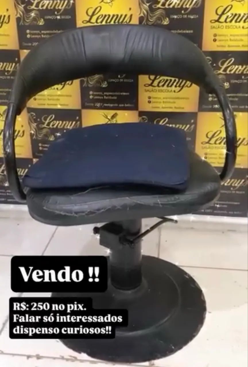 Vendo uma cadeira de cabeleireiro  - Foto 3