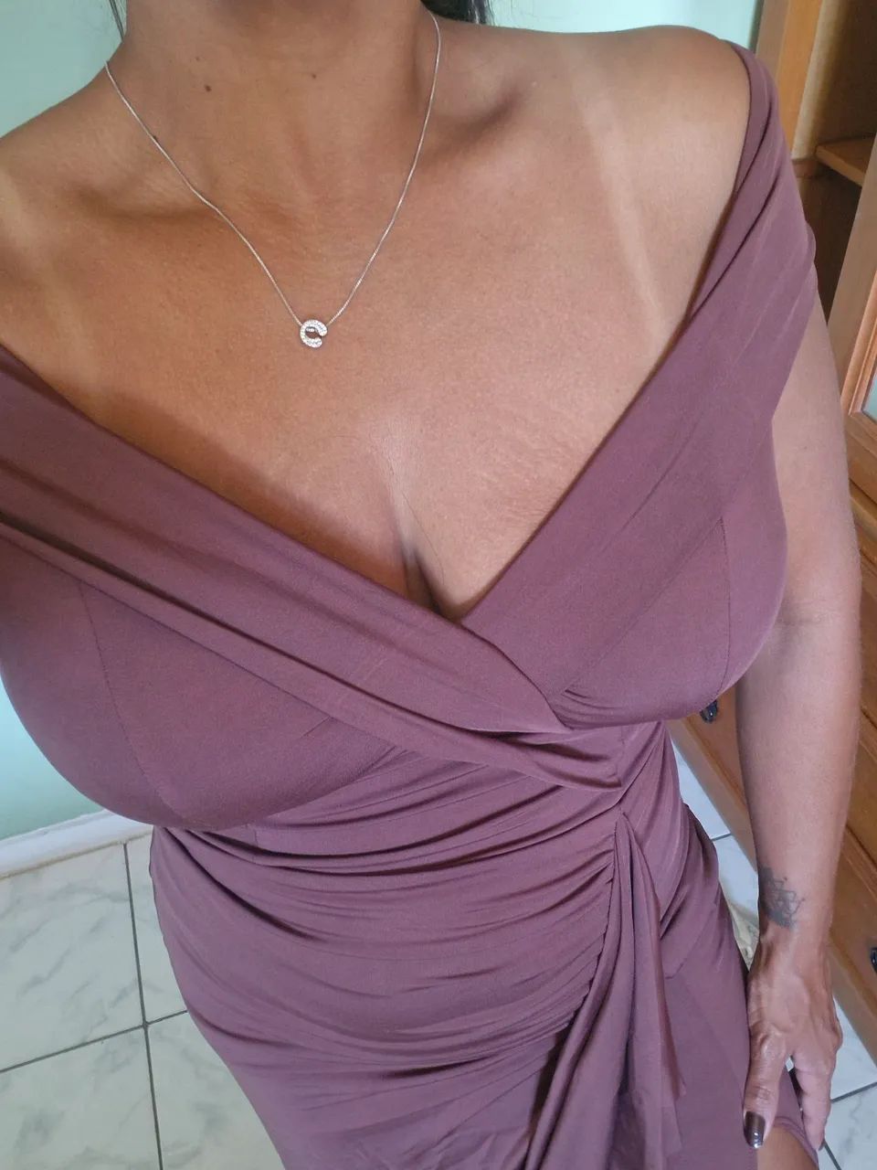 Vestido festa marrom - Foto 2