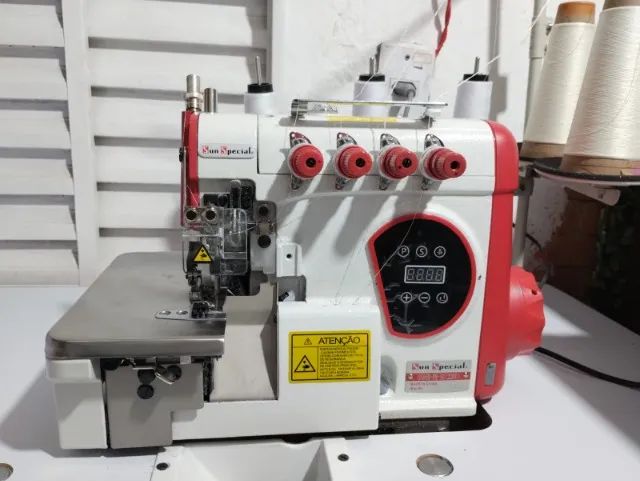 Máquina de Costura Interlock Direct-Drive Industrial Sun Special - SS95D-PR-SU