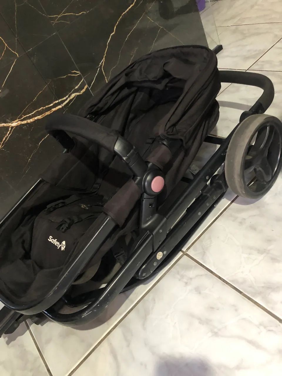 Carrinho Moisés e bebê conforto completo  - Foto 5