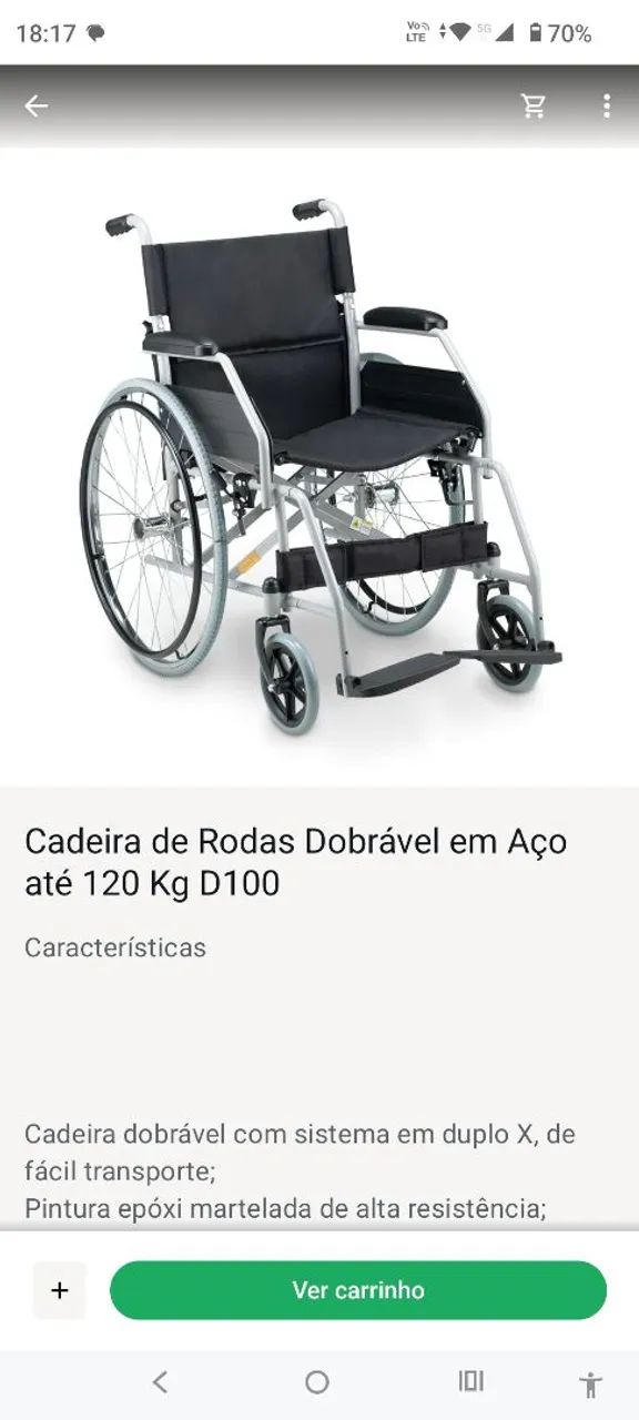 Cadeira de Rodas - Foto 4
