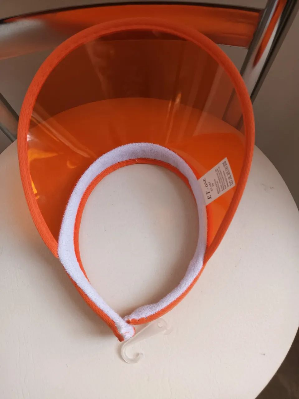 Viseira laranja unissex - Foto 2