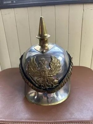 ARO PICKELHAUBE CAPACETE PRUSSIANO IMPORTADO GERMANY IMPERIAL ORIGINAL  - Foto 2