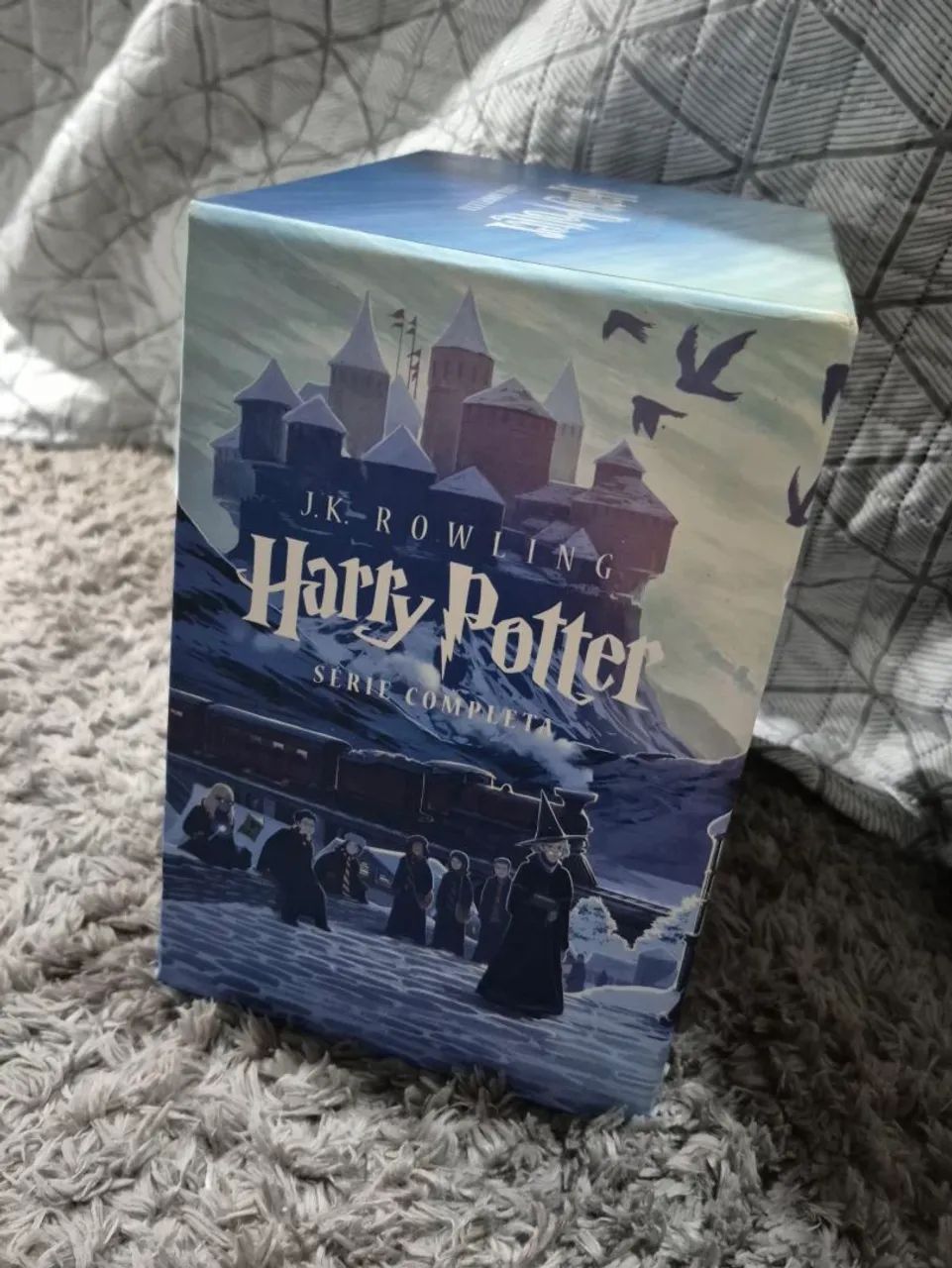 Box Harry Potter Scholastic - castelo (caixa azul) - Foto 2