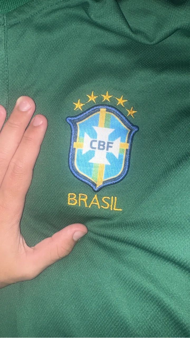Camisa Brasil verde gola polo  - Foto 2