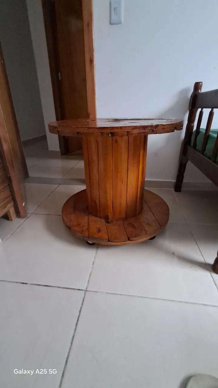 Mesa de bobina resistente c/rodinha - Foto 3