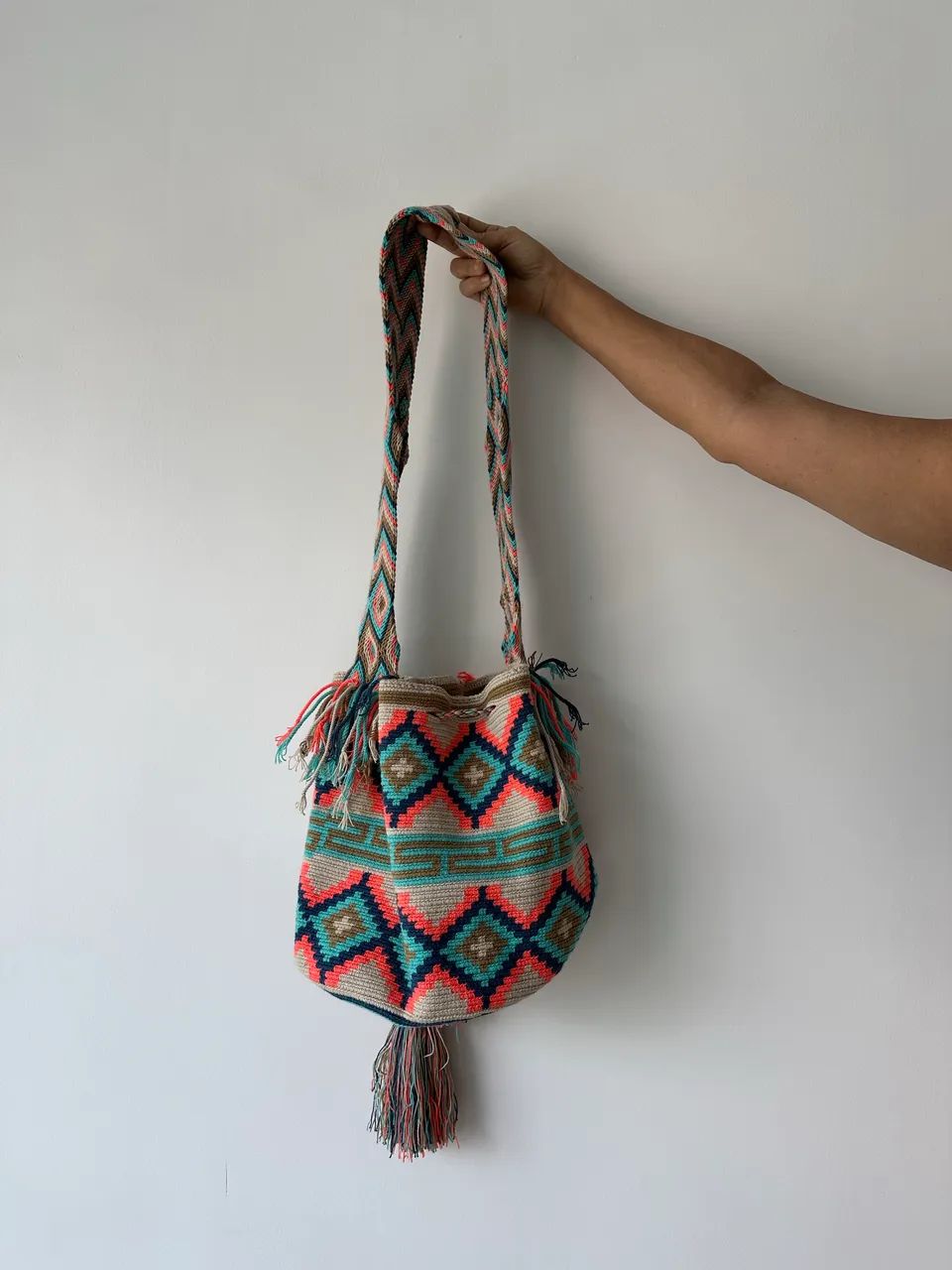 Bolsa de crochê colombiana  - Foto 2