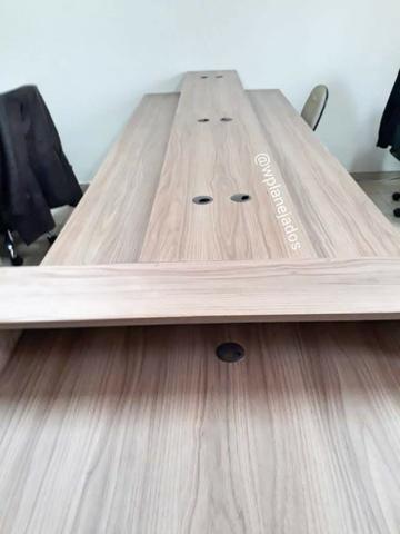 Mesa bancada estação de trabalho para escritório - Foto 3