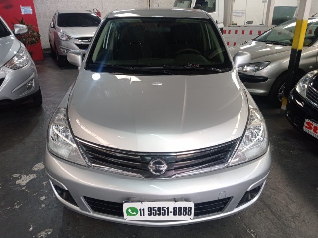 TIIDA SEDAN 1.8 FLEX MANUAL 2012 PRATA COMPLETO CONFIRA !!