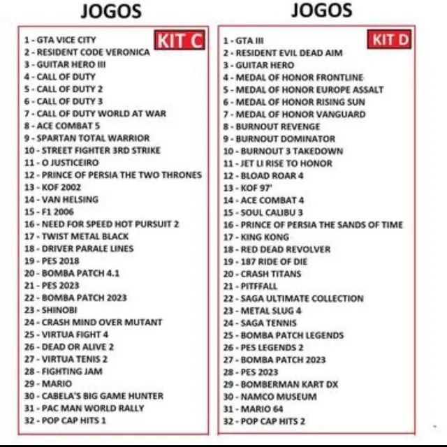 15 Jogos Ps2 A Sua Escolha Patch Coleção (15 Dvds)