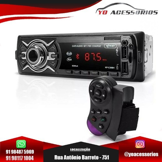 Som MP3 Player com bluetooth