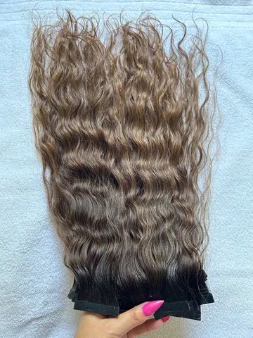 Cabelo humano brasileiro mega hair 60cm