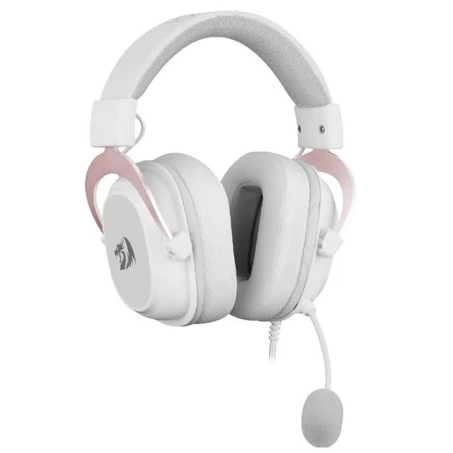 Headset Gamer Redragon Hero White P3 C/ Adaptador P2 - WZetta - Foto 2