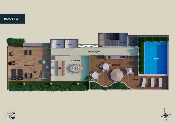 repasso apartamento com 1 quarto suíte edifício terraço beira rio na madalena - Foto 10