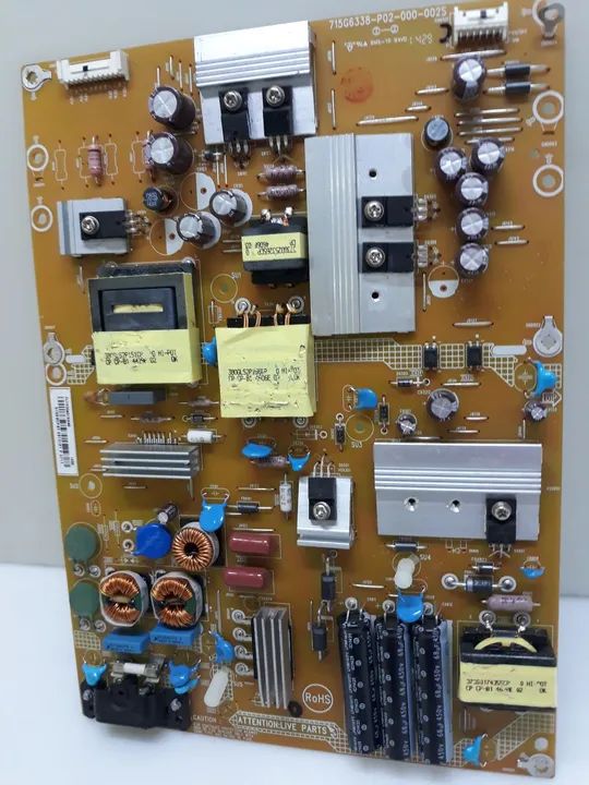 Placa de fonte tv Philips. 47pfg6809/78 usada porém Boa. 