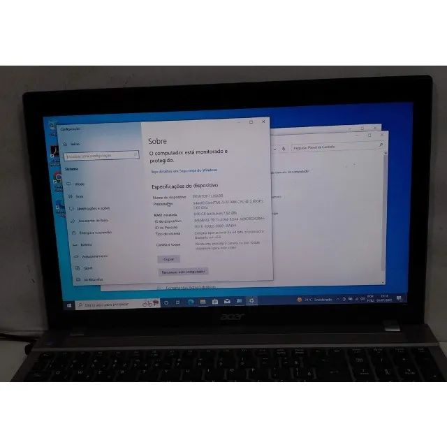 Notebook Acer Aspire V3-571-6654 C/Intel Core I5 8gb 120gb SSD Led 15,6 Windows 10 HDMI - Foto 5