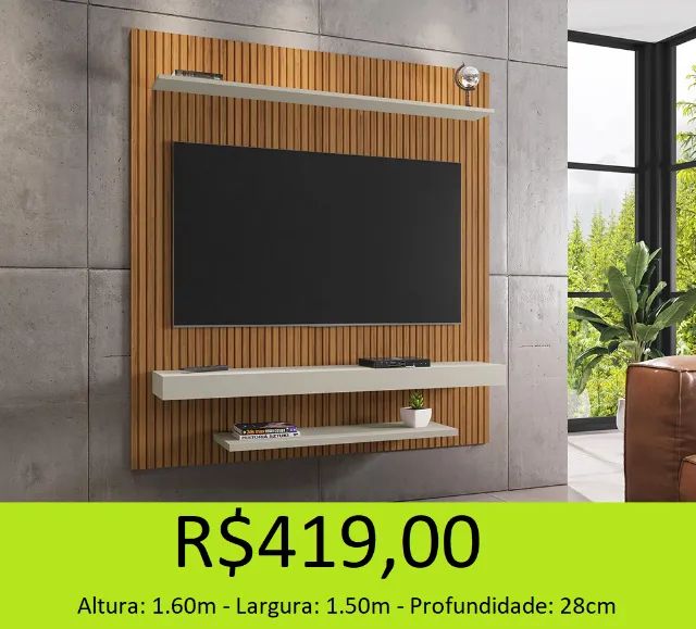 Painel suspenso para sala 