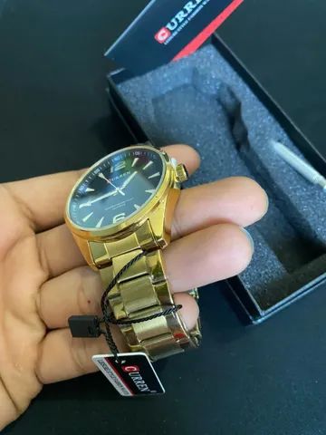 Relogio Dourado Curren - Foto 2